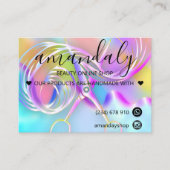 Holograph Shop Vielen Dank für den Rabatt Code Haa Visitenkarte (Vorderseite)