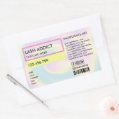 Holograph trendy Pill Flasche Packungsbeilage Rechteckiger Aufkleber (Umschlag)