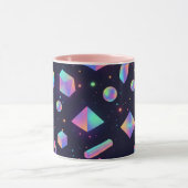 Holographic 3D Geometric Space Coffee Mug Tasse (Zentrum)
