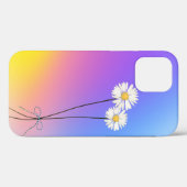 Holographic Abstrakt und Daisies Case-Mate iPhone Hülle (Rückseite (Horizontal))