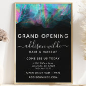 Holographic Alcohol Ink Grand Opening Business Flyer