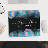 Holographic Alcohol Ink Modern Mousepad