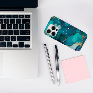 Holographic Aquamarin Dream Marble iPhone 15 Pro F Case-Mate iPhone Hülle