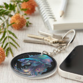 Holographic Beta Fish Schlüsselanhänger (Vorderseite rechts)