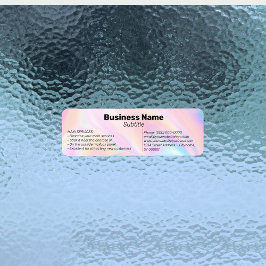 Holographic Business Sticker - Client Catcher