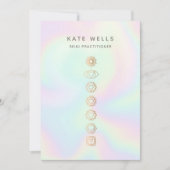 Holographic Chakras Reiki Practitioner Einladung (Vorderseite)