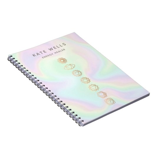 Holographic Chakras Spiritual Energy Worker Notizblock (Rechte Seite)