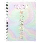 Holographic Chakras Spiritual Energy Worker Notizblock (Vorderseite)