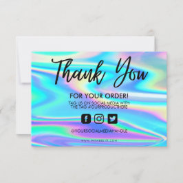 Holographic Color Shift Vielen Dank, dass Sie Medi