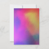 Holographic Color Shift Vielen Dank, dass Sie Medi (Rückseite)