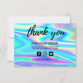 Holographic Color Shift Vielen Dank, dass Sie Medi