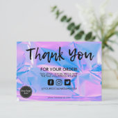 Holographic Color Shift Vielen Dank, dass Sie Medi (Stehend Vorderseite)