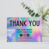 Holographic Color Shift Vielen Dank, dass Sie Medi (Stehend Vorderseite)