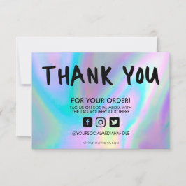 Holographic Color Shift Vielen Dank, dass Sie Medi