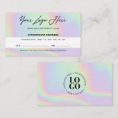 Holographic Custom Logo-Erinnerung Visitenkarte (Vorne/Hinten)