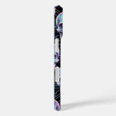 Holographic Cyber Skull Circuit Pattern Phone Case (Rückseite / Rechts)