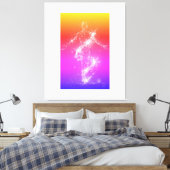 Holographic Energy Dancer Leinwanddruck (Insitu (Schlafzimmer))
