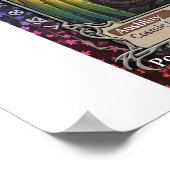 Holographic Fantasy Trading Card Poster (Ecke)