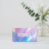 Holographic Foil Business Card Visitenkarte (Stehend Vorderseite)