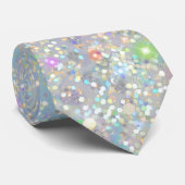 Holographic Glam Glitzer Elegante Glitzern Krawatte (Gerollt)
