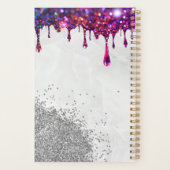 Holographic Glam Glitzer Fair Makeup Planner Planer (Rückseite)