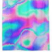 Holographic Glitch Duschvorhang (Vorderseite)