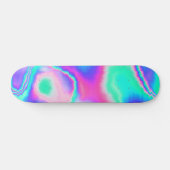 Holographic Glitch Skateboard (Horizontal)