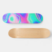 Holographic Glitch Skateboard (Horizontal)