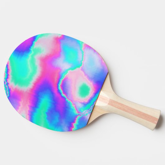 Holographic Glitch Tischtennis Schläger (Seitenansicht)