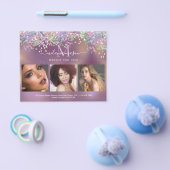 Holographic Glitzer Glitzern Makeup Artist Salon Flyer (Einzeln)