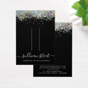 Holographic Glitzer Hair Clip Juwelier Display Car