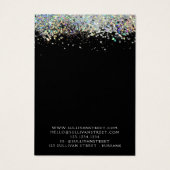 Holographic Glitzer Hair Clip Juwelier Display Car (Rückseite)