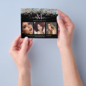 Holographic Glitzer Makeup Artist Foto Black Flyer (Gruppe)