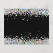 Holographic Glitzer Makeup Artist Foto Black Flyer (Hinten)