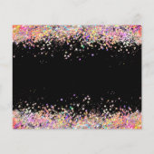 Holographic Glitzern Makeup Artist Foto Black Flye Flyer (Hinten)