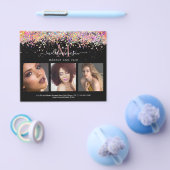 Holographic Glitzern Makeup Artist Foto Black Flye Flyer (Einzeln)