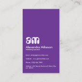 Holographic Gold Marble Professional Visitenkarte (Rückseite)