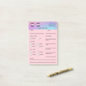Holographic Lash Client  Post-it® Notes Post-it Klebezettel (Auf Schreibtisch)
