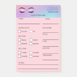 Holographic Lash Client  Post-it® Notes Post-it Klebezettel