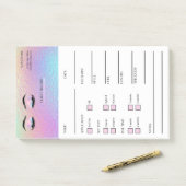 Holographic Lash Client  Post-it® Notes Post-it Klebezettel (Auf Schreibtisch)