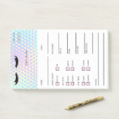 Holographic Lash Client  Post-it® Notes Post-it Klebezettel (Auf Schreibtisch)