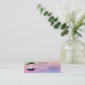 Holographic Lash Technician Thank you Card Treuekarte (Stehend Vorderseite)