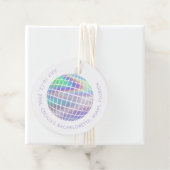 Holographic Last Disco Bachelorette Geschenkanhänger (Beispiel)