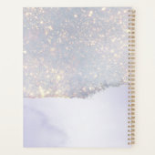 Holographic Lila Glitzer Luxury Glam Business Planer (Rückseite)