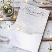 Holographic Lila Glitzer Luxury Glam Iridescent Post-it Klebezettel