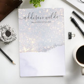 Holographic Lila Glitzer Luxury Glam Iridescent Post-it Klebezettel