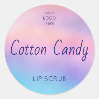 Holographic Lip Scrub Product Label Runder Aufkleber