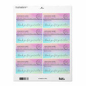 Holographic Logo danke Ihnen für Ihr Business-Mail (Vorne)