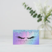 Holographic Makeup EyeLashes Sparkle Glitzer Tropf Visitenkarte (Stehend Vorderseite)