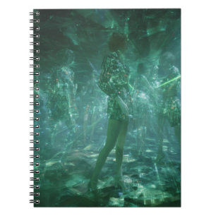 Holographic Mirror Maze Fashion Notebook Notizblock